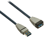 Bandridge kabel USB 3.0 USB A vidlice - USB A zásuvka prodlužovací kulatý 1.00 m