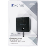 König čtečka Smart Card USB 2.0 Černá