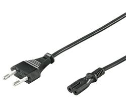Kabel síťový C7 230V 1,5m k TV/audio/video přístrojům