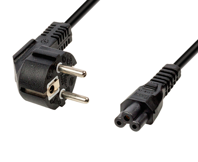 Kabel síťový 230V 1,8m k TV/PC, zdroj notebook