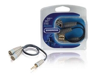 Bandridge rozdvojka na sluchátka, Stereo, vidlice jack 3,5 mm - 2x zásuvka 3,5 mm, 200mm